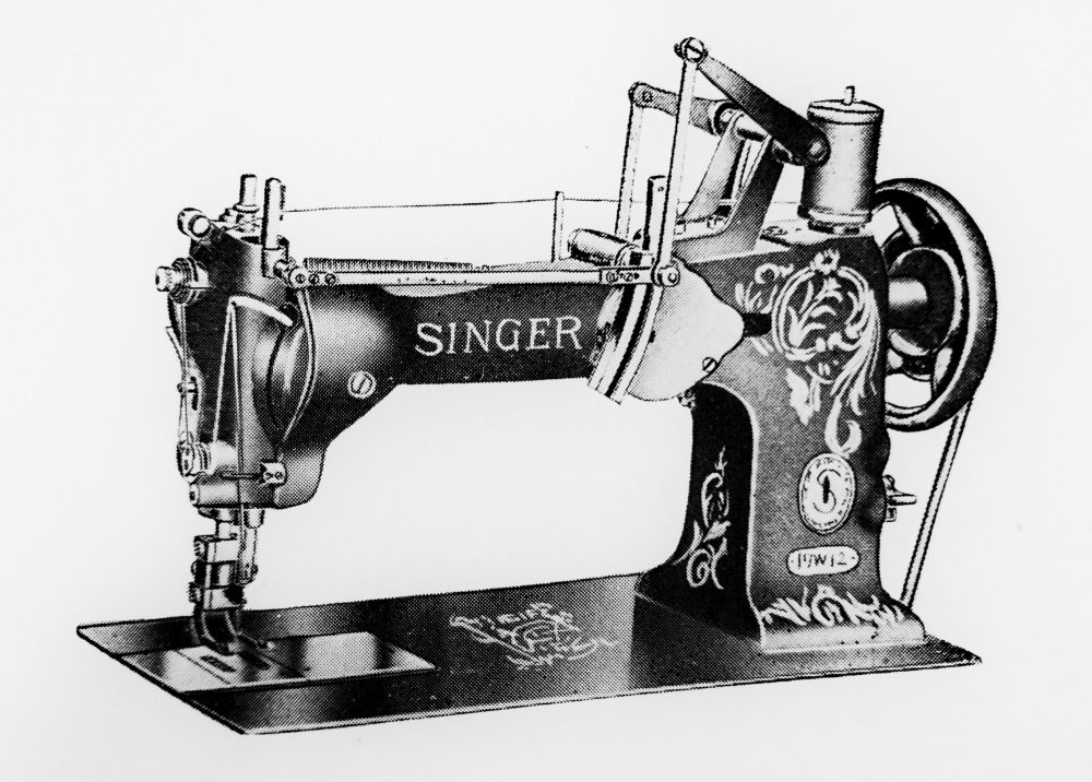singer 17W2:1本針刺繍用ミシン