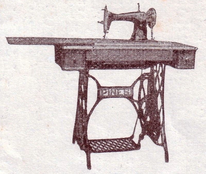 蛇の目ミシン工業 足踏みアンティークミシン HA-1型 直線縫い 1948