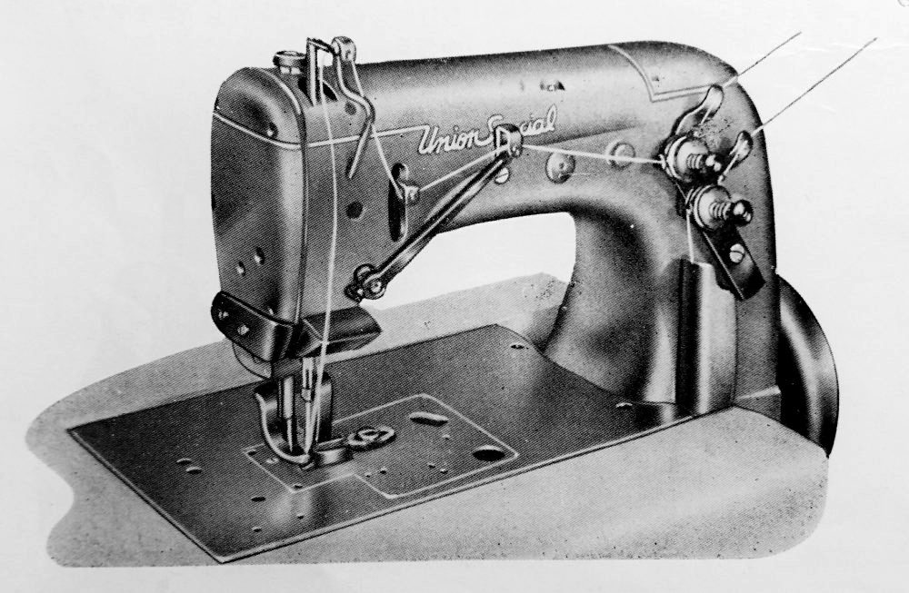 ユニオン・スペシャル 51200：1本針二重環縫ミシン ミシンの世紀